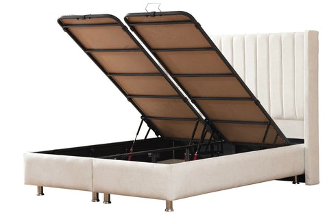 Lit Coffre - Tokyo Blanc Laine