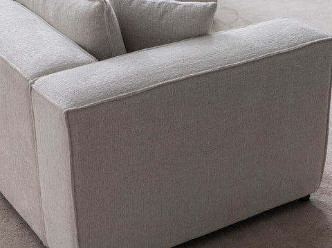 Élégance Chenille Modulable  4+1 Pouf