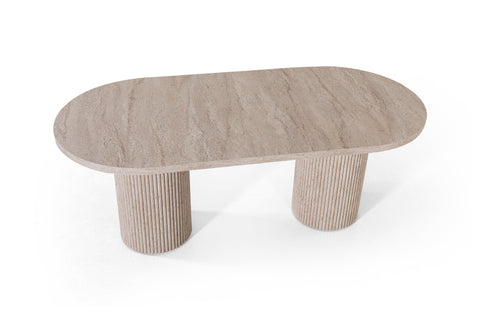 Table Venise effet travertin