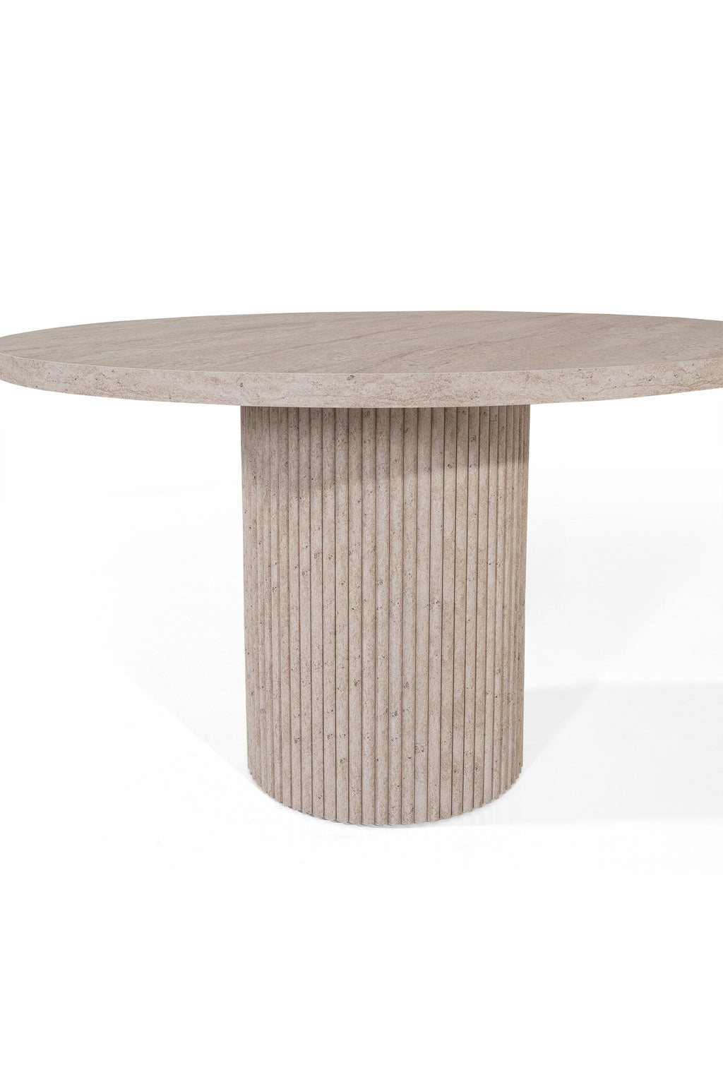 Table Petra effet travertin