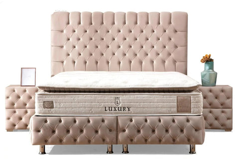 Lit Coffre – Luna Beige