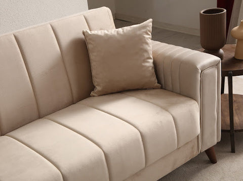Nova Convertible Velours Beige