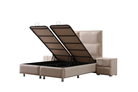 Lit Coffre - Sidney Beige
