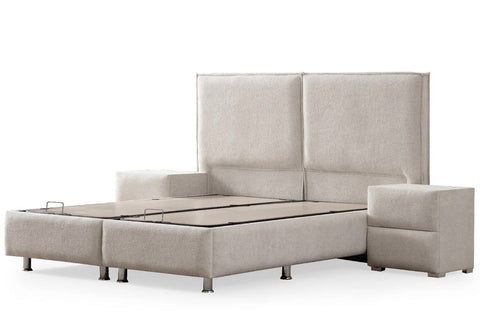 Lit Coffre - Maya Tissu Chenille
