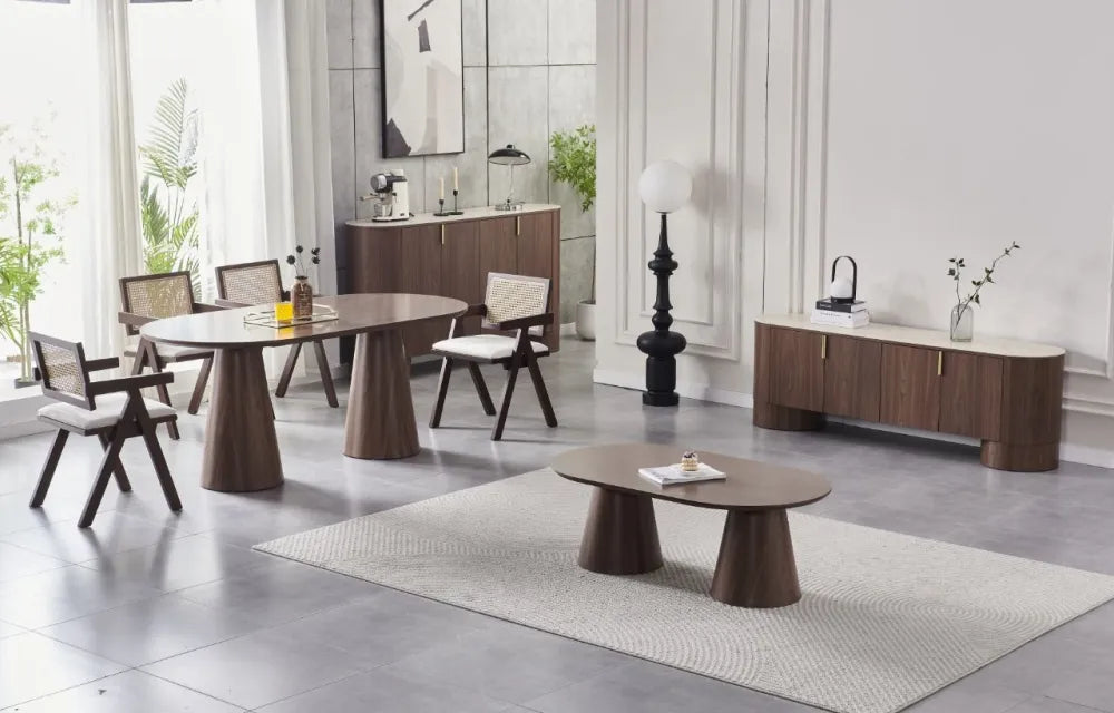 Table basse - Céramique Noyer - Iconic