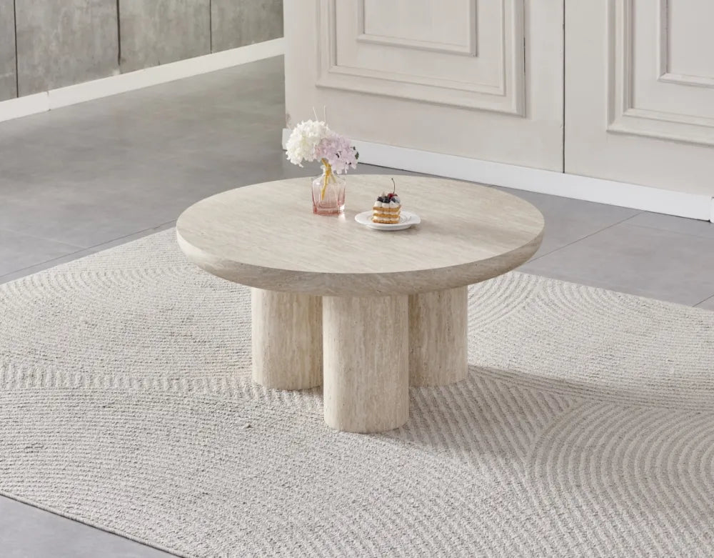 Table Basse Maya Travertin 90cm