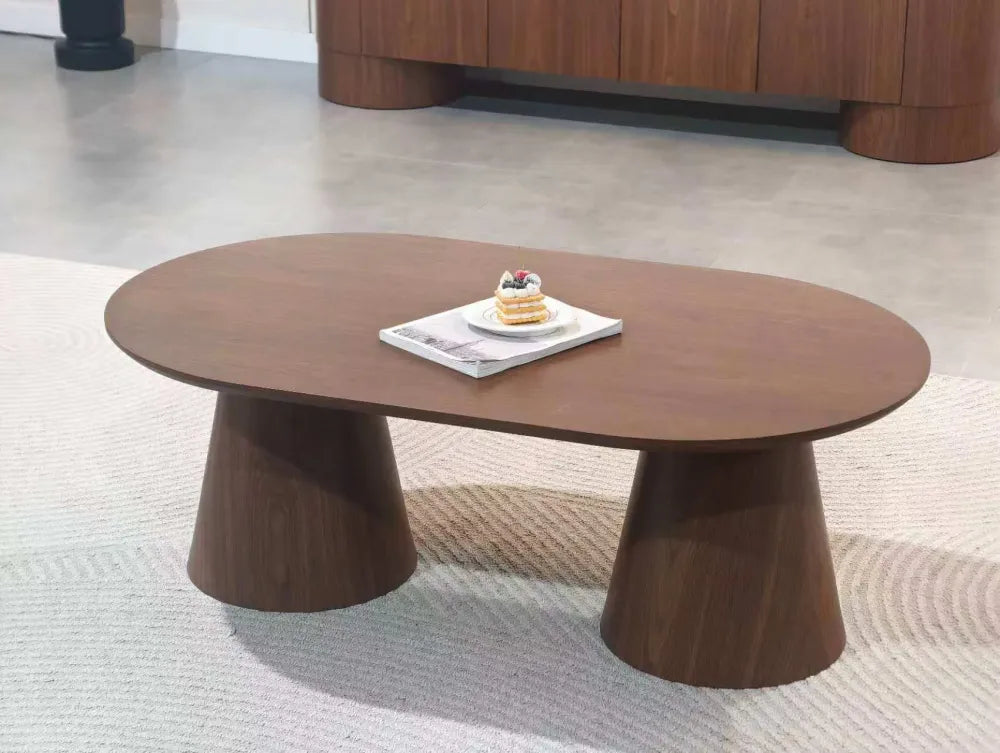 Table basse - Céramique Noyer - Iconic