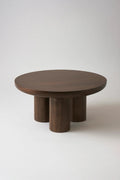 Table Basse Maya Noyer 90cm - Marron