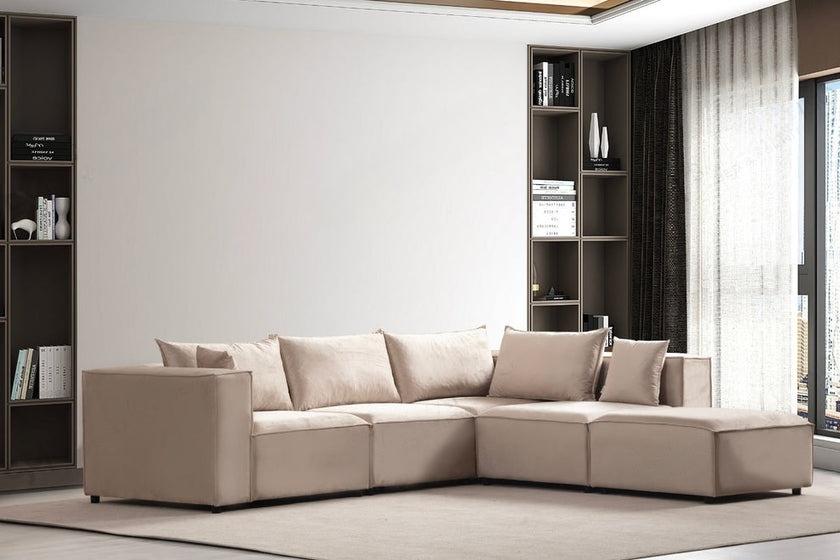 Élégance Modulable  4+1 Pouf