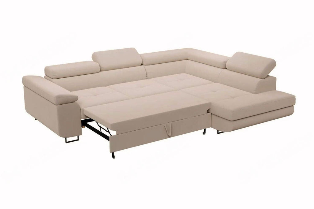 Canapé D'angle Convertible - Tony Beige