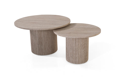 Table Duo Perla Travertin