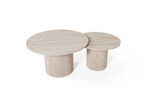 Table Duo Perla Travertin