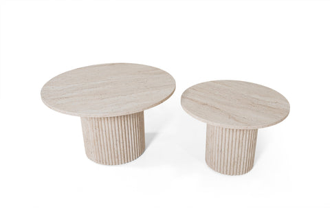 Table Duo Perla Travertin