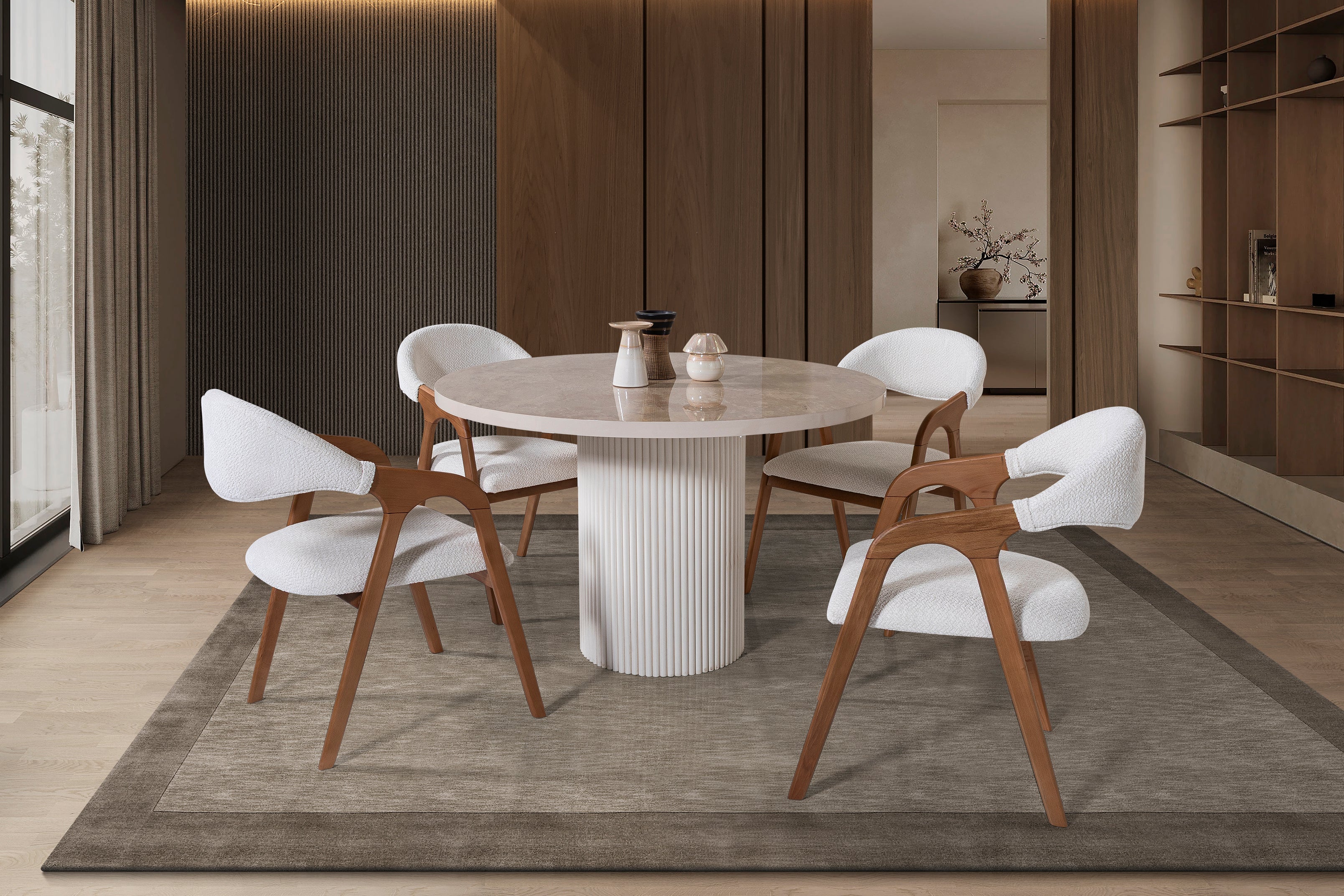 Table Petra Beige Laqué