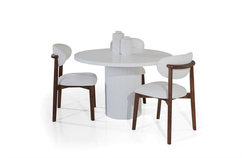 Table Petra Blanc Laqué