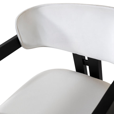 Hera Velours Blanc